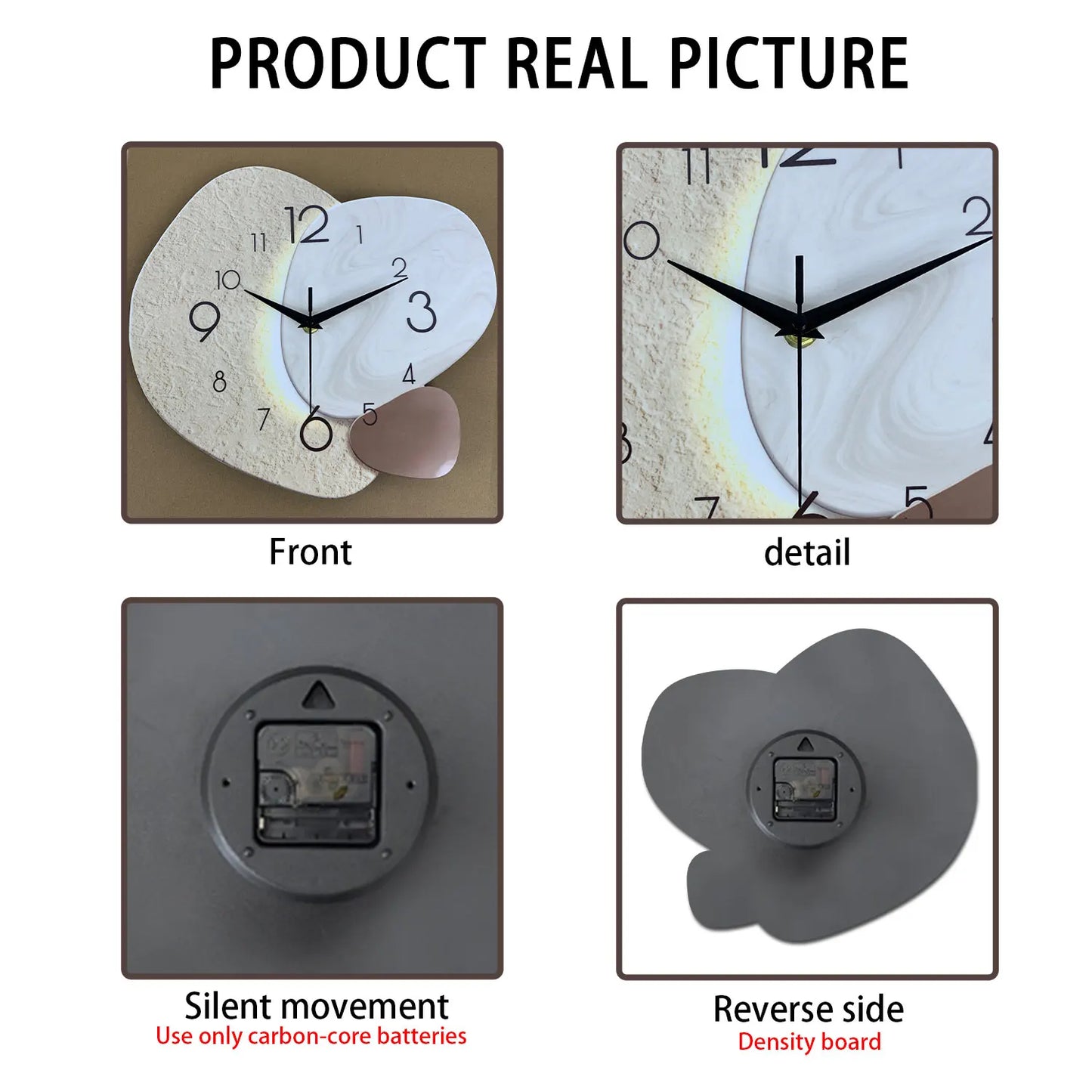 Modern Minimalist Wall Clock – Silent Quartz Decorative Clock for Living Room & Bedroom