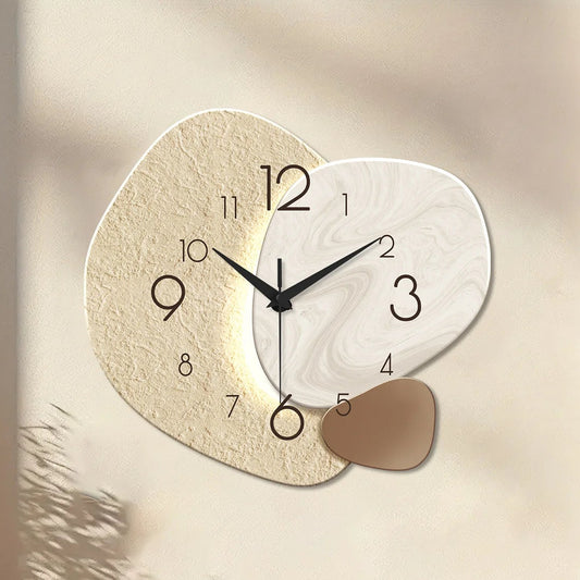 Modern Minimalist Wall Clock – Silent Quartz Decorative Clock for Living Room & Bedroom