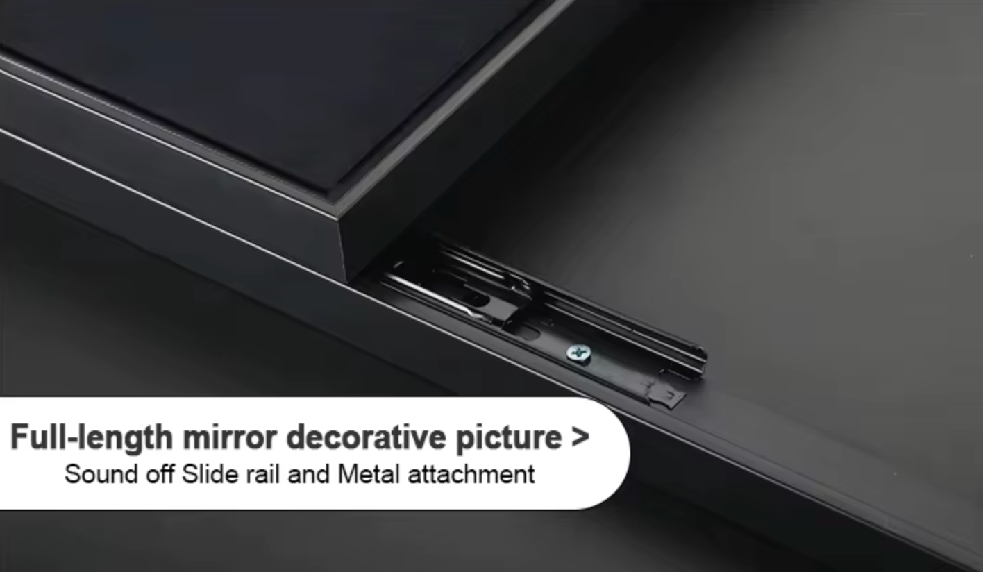 Modern Decorative Wall Mirror Art – 3D Textured Panel with LED Accent | Luxury Wall Decor
